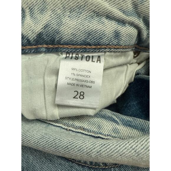 Pistola‎ Nico High-Rise Mom Fold Over Waist Jeans in Obsessions Size 28 - Picture 11 of 11